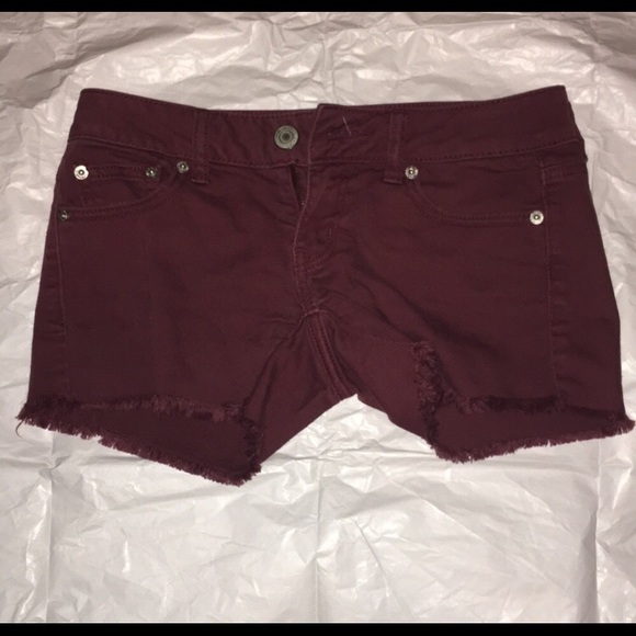 American Eagle Outfitters Pants - American Eagle Maroon Shorts